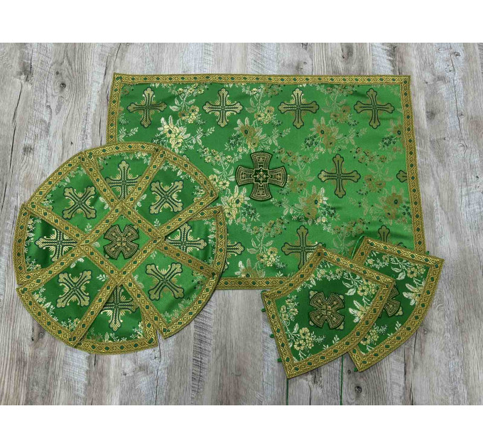 Bishop's Vestment set - Vestment for Archbishop in brocade custom made
