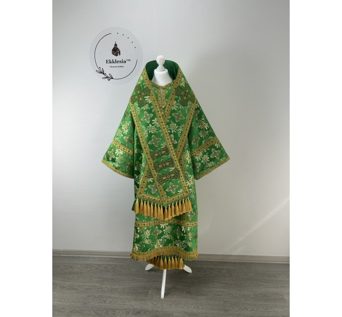 Bishop's Vestment set - Vestment for Archbishop in brocade custom made