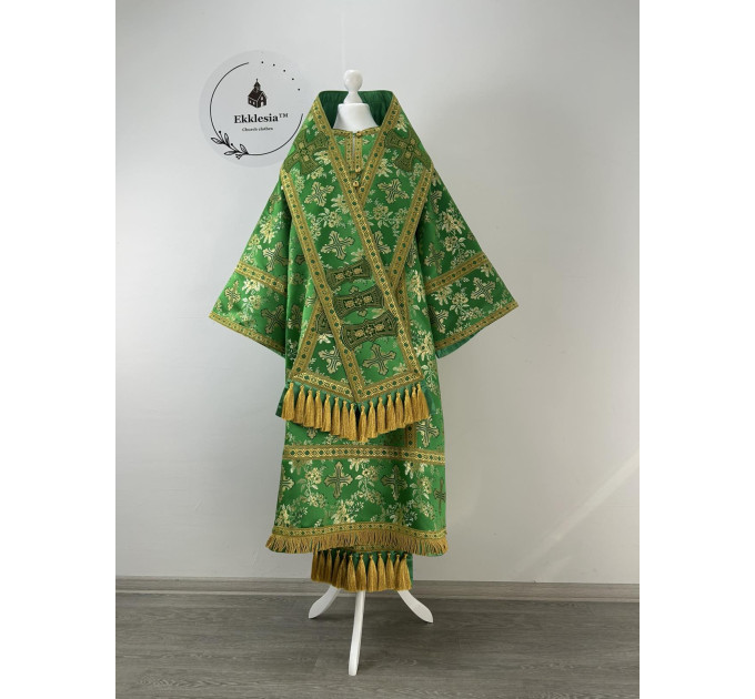 Bishop's Vestment set - Vestment for Archbishop in brocade custom made