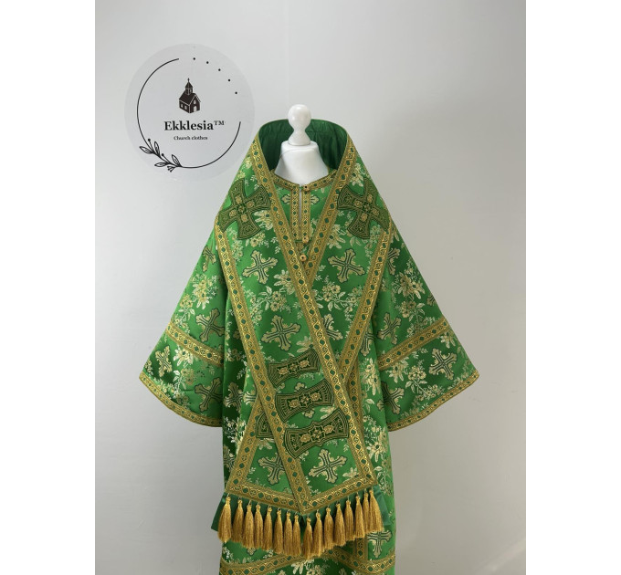 Bishop's Vestment set - Vestment for Archbishop in brocade custom made