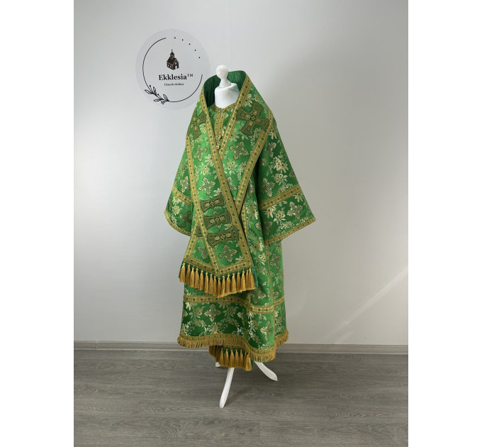 Bishop's Vestment set - Vestment for Archbishop in brocade custom made