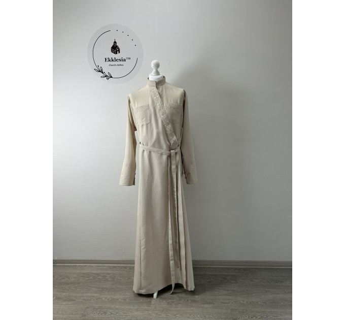 Embroidered inner cassock - Orthodox cassock - Greek-style cassock