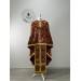 Greek-style Lent vestment for priest - Liturgical vestment set - Phelon, stole