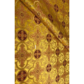 Gold-burgundy brocade 6.5m