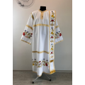Embroidered Stichar with the embroidered trim