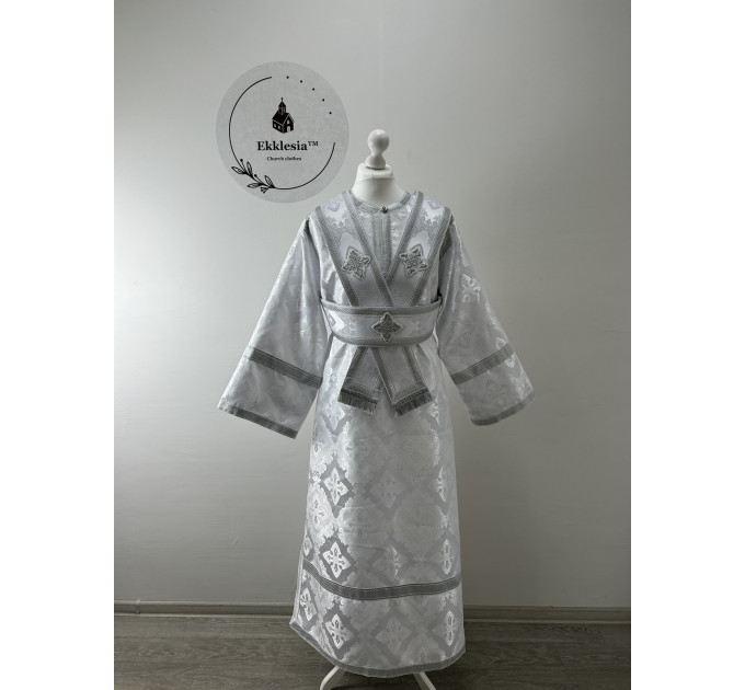Orthodox vestement for subdeacon - Liturgical stichar and single orar set