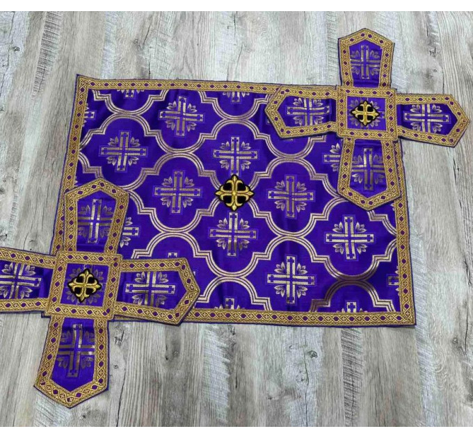 Orthodox Chalice Covers from greek brocade 