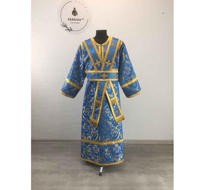 Sticharion for subdeacon - Orthodox stichar - Altar boy robe - Single orar