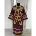 Embroidered subdeacon's vestment set - Liturgical stichar and single orar