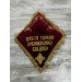 Pillow for cross - Altar cross stand in velvet - Embroidered cross pillow