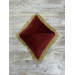 Pillow for cross - Altar cross stand in velvet - Embroidered cross pillow