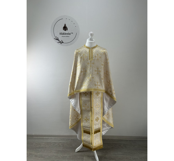 Liturgical vestment for Orthodox priest - Phelon in Greek style