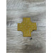 Set of crosses for Bishops vestment set - Embroidered patch crosses set