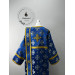 Orthodox vestment for deacon - Blue stichar with orar in Turkish silk