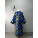 Orthodox vestment for deacon - Blue stichar with orar in Turkish silk