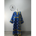 Orthodox vestment for deacon - Blue stichar with orar in Turkish silk