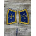 Orthodox vestment for deacon - Blue stichar with orar in Turkish silk