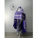 Slavic-style priest vestment for Lent - Orthodox set - Church brocade phelon